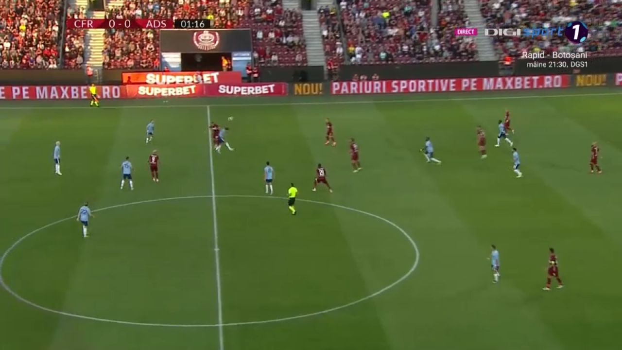 CFR Cluj - Adana Demirspor 1-1 | Rezultat pozitiv pentru primul meci în Conference League, calificarea se joacă în Turcia_2