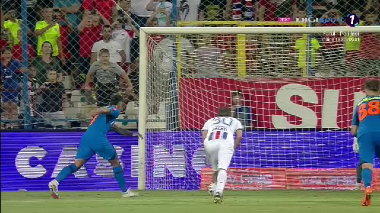 S-a dus norocul! Coman a ratat un penalty după ce VAR-ul a intervenit în Oțelul - FCSB_19
