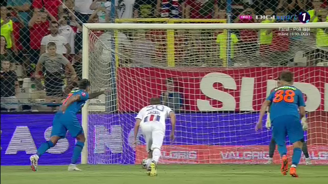 S-a dus norocul! Coman a ratat un penalty după ce VAR-ul a intervenit în Oțelul - FCSB_23