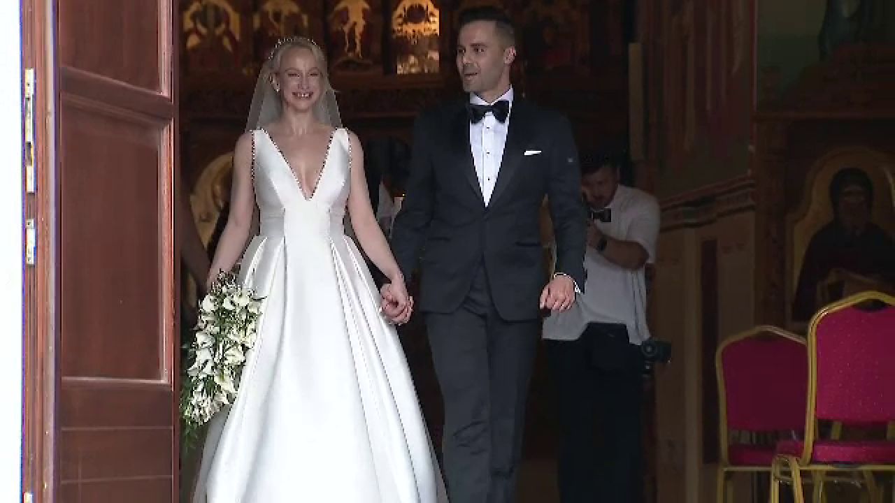 Sandra Izbașa s-a măritat! Imagini spectaculoase cu fosta gimnastă în rochie de mireasă _9