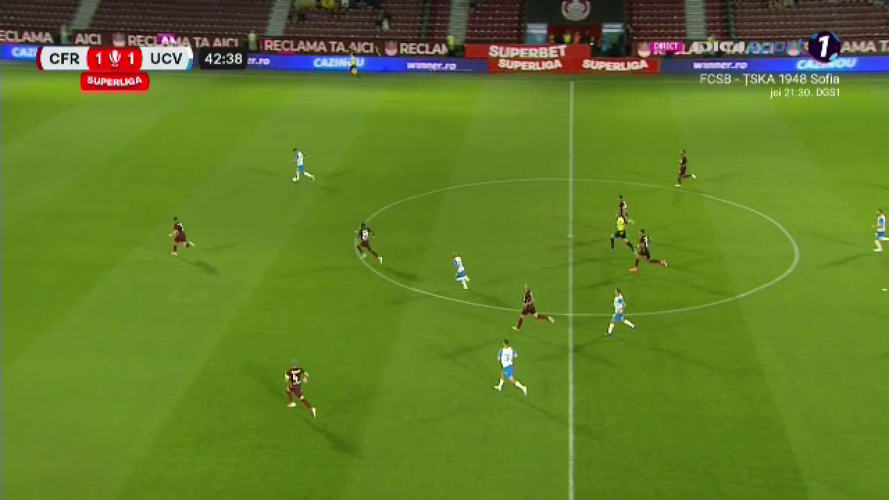 Ratare monumentală a lui Andrei Ivan în CFR Cluj - Universitatea Craiova_2