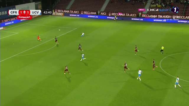 Ratare monumentală a lui Andrei Ivan în CFR Cluj - Universitatea Craiova_5