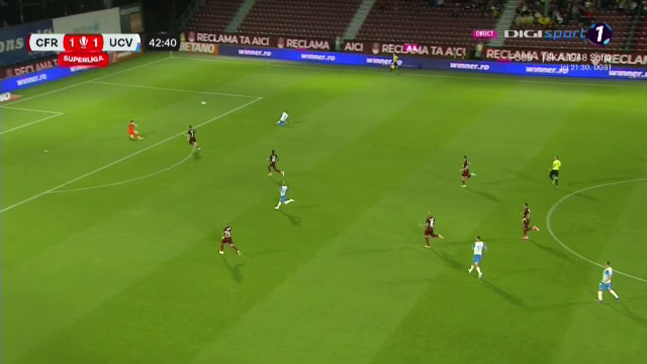 Ratare monumentală a lui Andrei Ivan în CFR Cluj - Universitatea Craiova_5