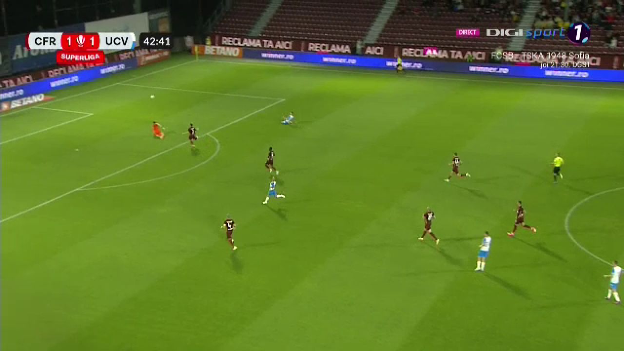 Ratare monumentală a lui Andrei Ivan în CFR Cluj - Universitatea Craiova_6