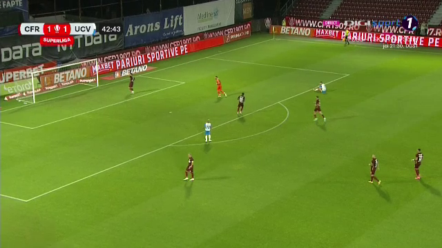 Ratare monumentală a lui Andrei Ivan în CFR Cluj - Universitatea Craiova_9