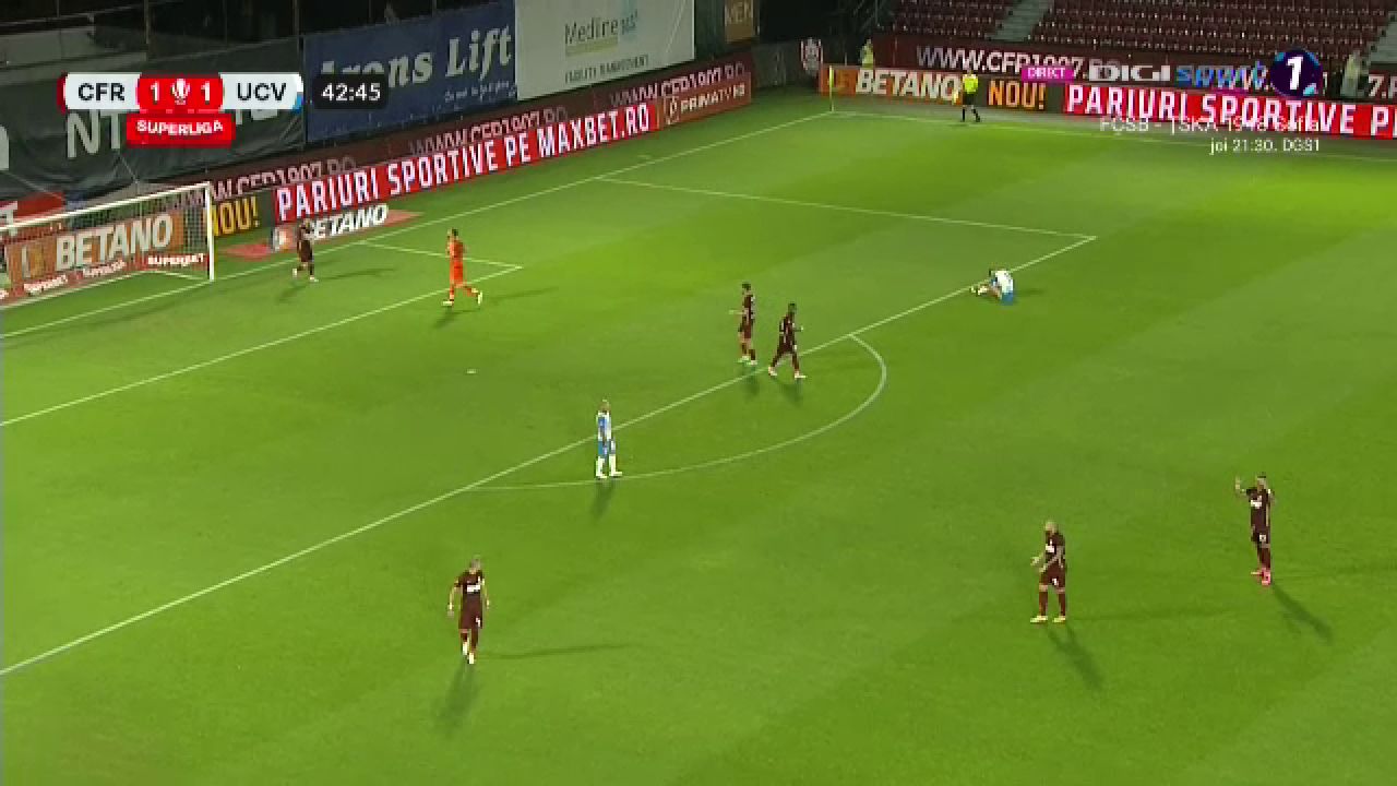 Ratare monumentală a lui Andrei Ivan în CFR Cluj - Universitatea Craiova_10