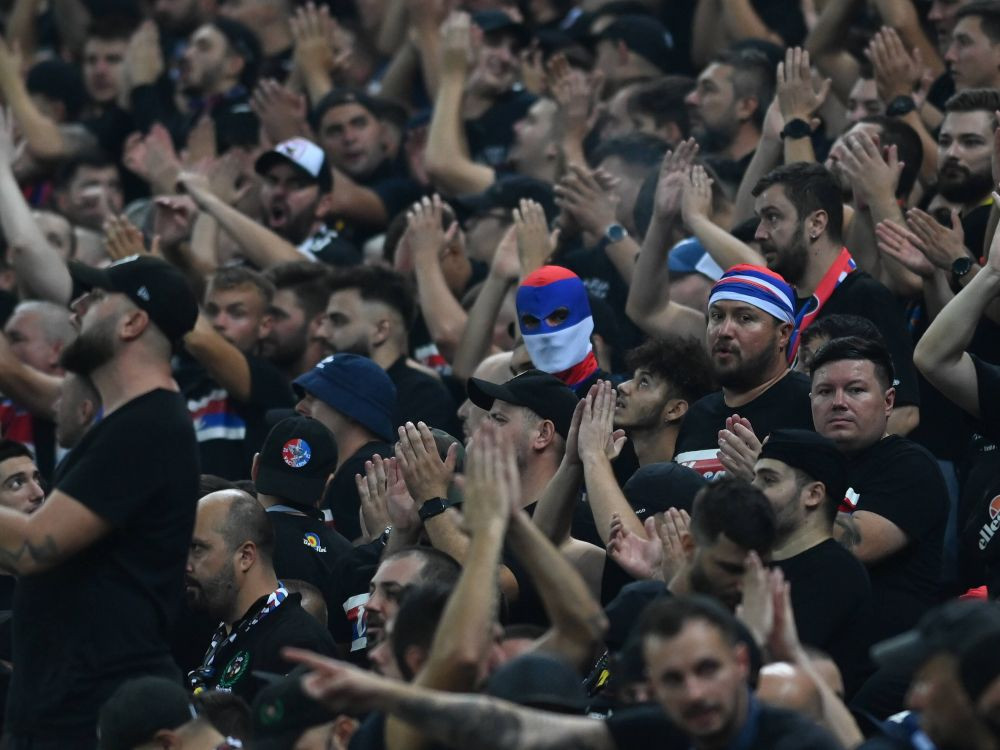 Galeria CSA Steaua a afișat &icirc;n Ghencea un banner exploziv la adresa celor de la FCSB