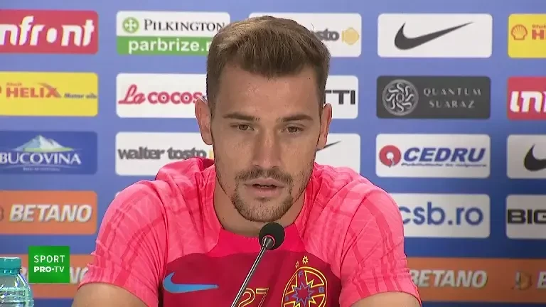 Darius Olaru, &icirc;nainte de FCSB - CSKA 1948 Sofia (02/08/2023)