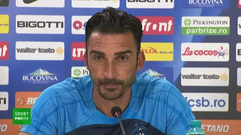 Elias Charalambous, &icirc;nainte de FCSB - CSKA 1948 Sofia (02/08/2023)