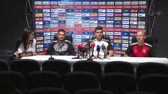Soția lui Florentin Petre, cu care se află în scandal, translator pentru CSKA 1948 Sofia, înaintea duelului cu FCSB_5