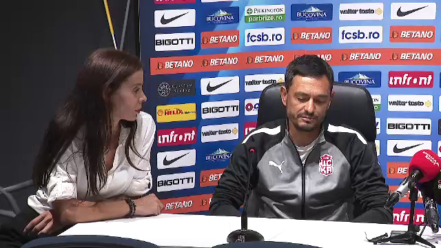 Soția lui Florentin Petre, cu care se află în scandal, translator pentru CSKA 1948 Sofia, înaintea duelului cu FCSB_6