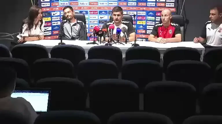 Conferință CSKA 1948 Sofia, înainte de meciul cu FCSB (02/08/2023)