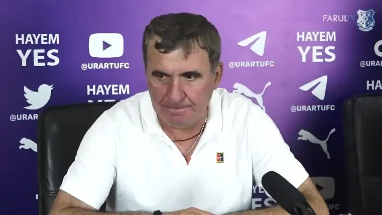 Conferință de presă Gică Hagi după Urartu - Farul 2-3