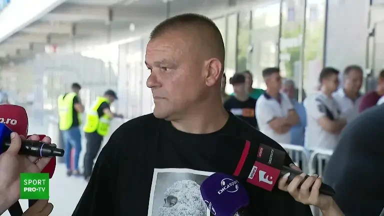 Gheorghe Mustață, la stadionul din Ghencea (08/05/2023)