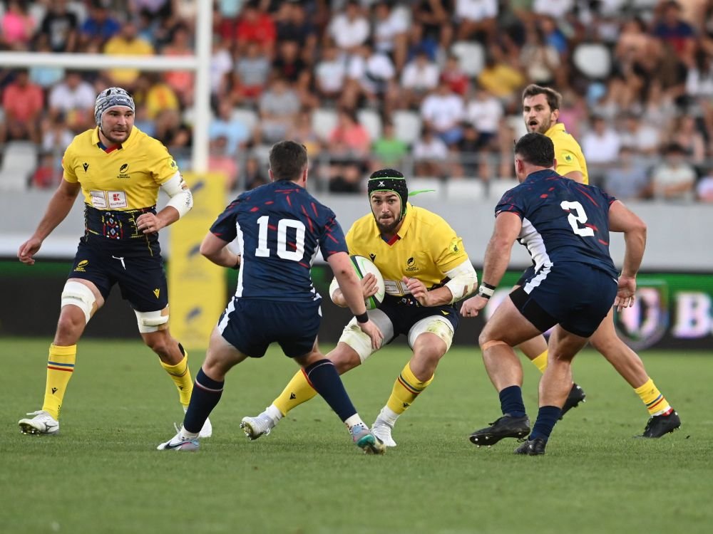 Tricolorii de la rugby au strâns mai mulți oameni pe Arcul de Triumf decât derby-ul FCSB - Dinamo! Înfrângere dură în amicalul cu SUA + Super-atmosferă _6