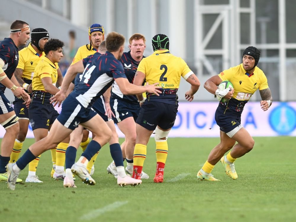 Tricolorii de la rugby au strâns mai mulți oameni pe Arcul de Triumf decât derby-ul FCSB - Dinamo! Înfrângere dură în amicalul cu SUA + Super-atmosferă _11