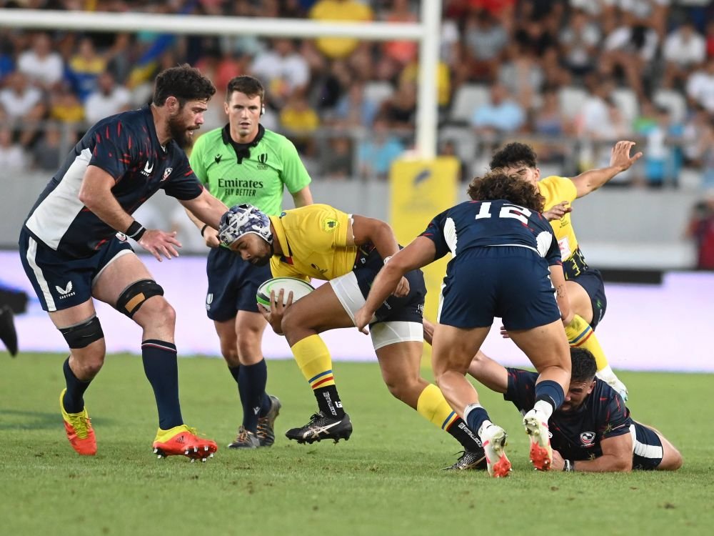 Tricolorii de la rugby au strâns mai mulți oameni pe Arcul de Triumf decât derby-ul FCSB - Dinamo! Înfrângere dură în amicalul cu SUA + Super-atmosferă _16