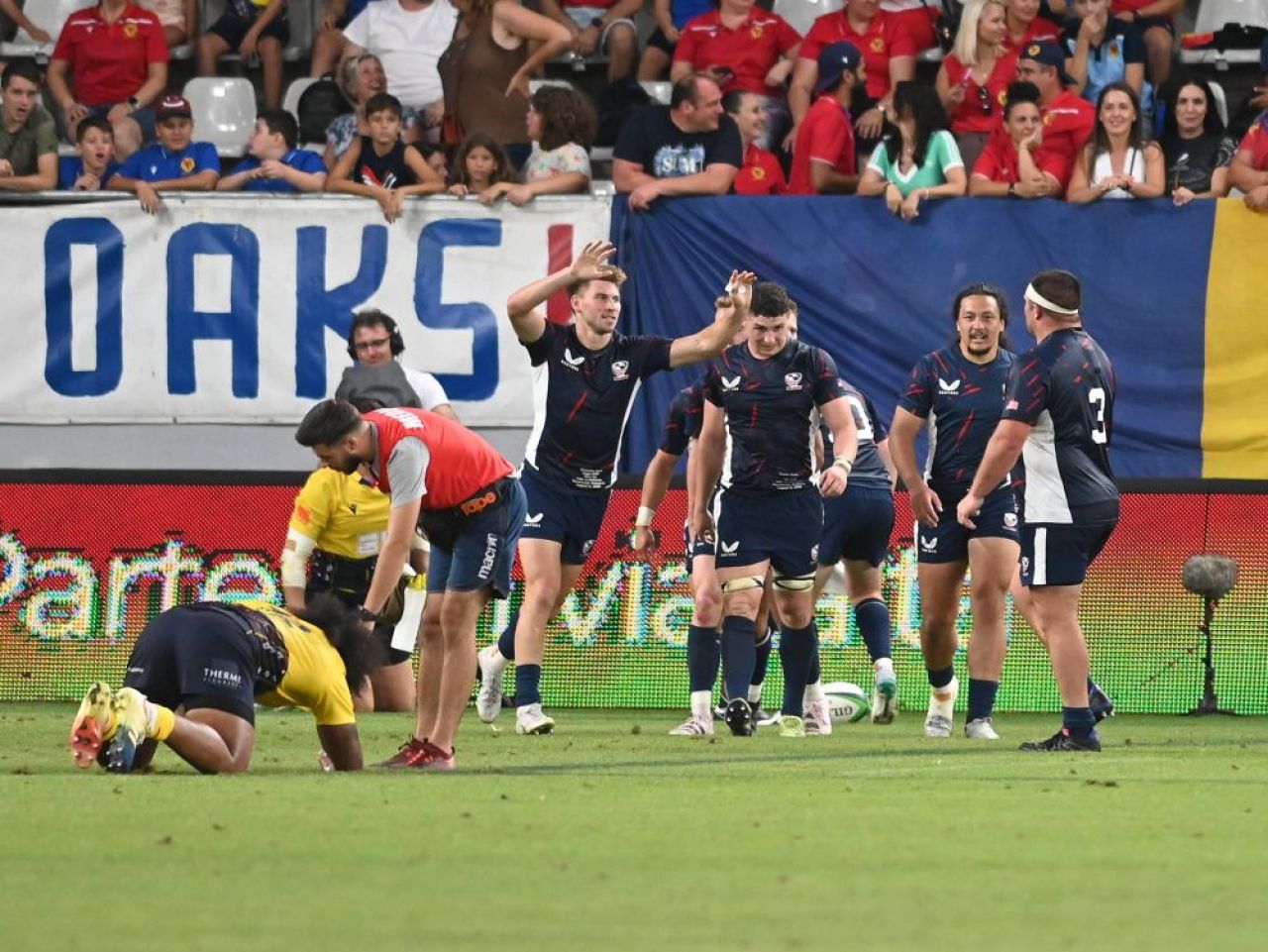 Tricolorii de la rugby au strâns mai mulți oameni pe Arcul de Triumf decât derby-ul FCSB - Dinamo! Înfrângere dură în amicalul cu SUA + Super-atmosferă _19