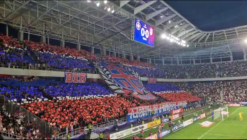 Galeria FCSB a realizat o coregrafie superbă la meciul contra CFR-ului! Mesajul afișat în Ghencea_8