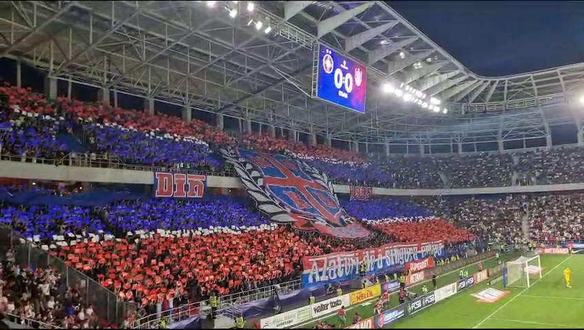 Galeria FCSB a realizat o coregrafie superbă la meciul contra CFR-ului! Mesajul afișat în Ghencea_10