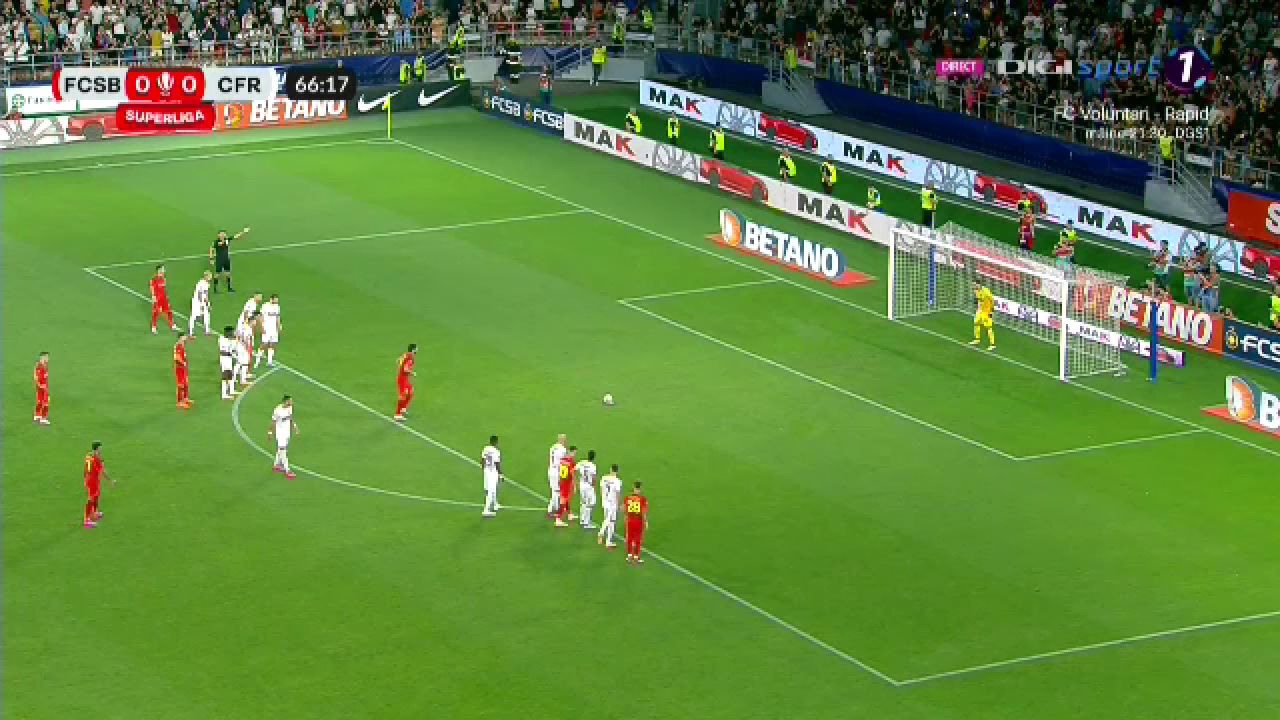 Andrea Compagno a aruncat Ghencea în aer! Italianul a înscris cu sânge rece în derby-ul FCSB - CFR Cluj_3