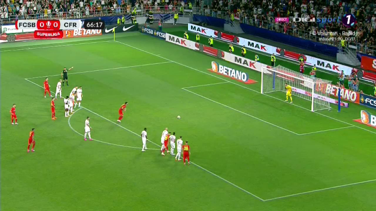 Andrea Compagno a aruncat Ghencea în aer! Italianul a înscris cu sânge rece în derby-ul FCSB - CFR Cluj_6