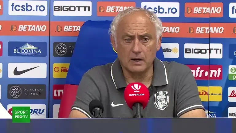 Andrea Mandorlini, declarații după FCSB - CFR (6 august 2023)
