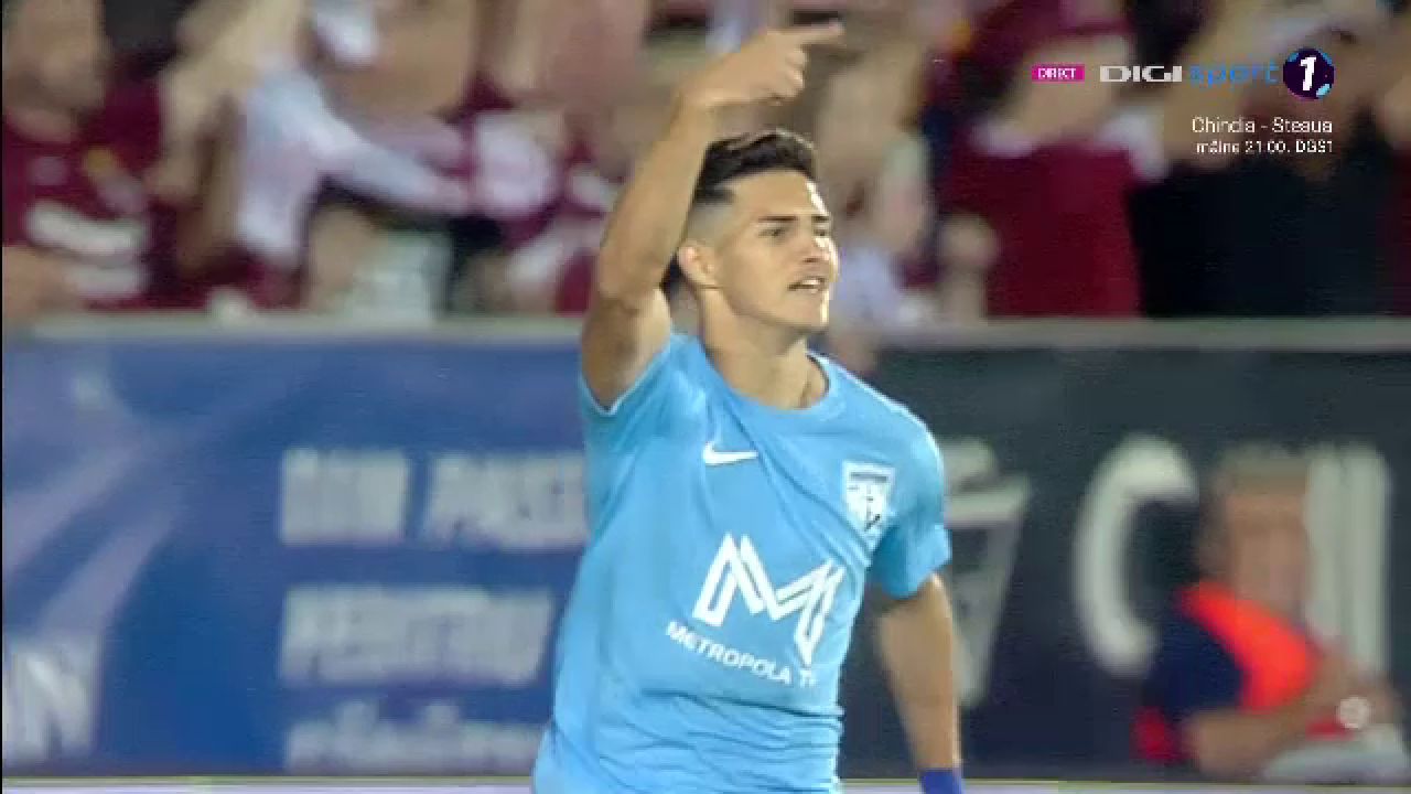 Cel mai rapid gol al sezonului! Câte secunde i-au luat lui Doru Andrei să deschidă scorul în Voluntari - Rapid_1