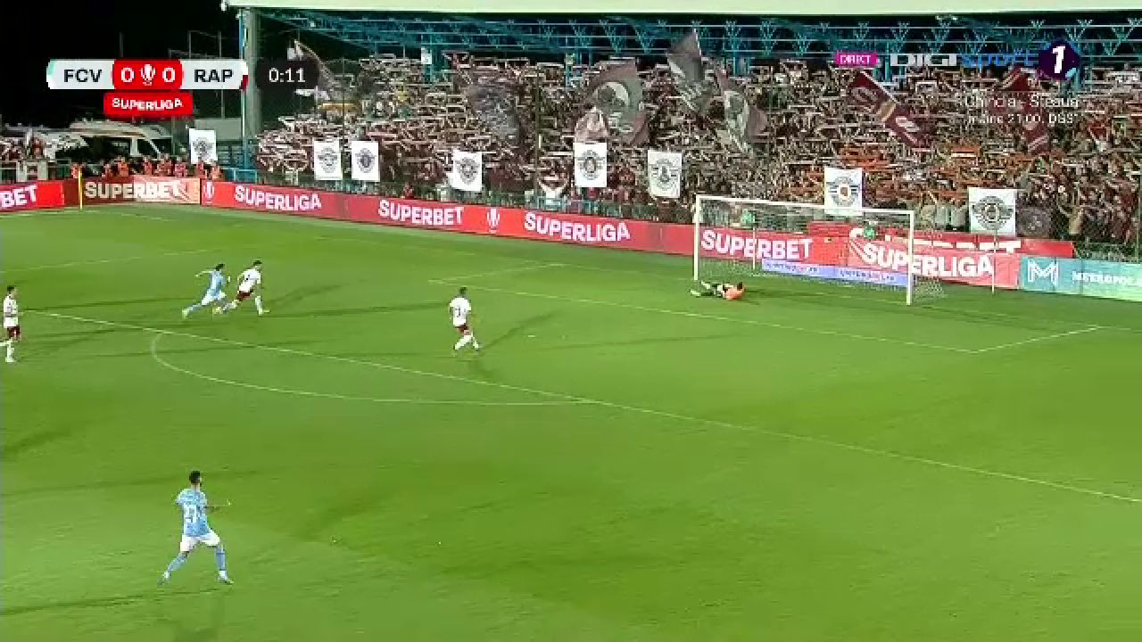 Cel mai rapid gol al sezonului! Câte secunde i-au luat lui Doru Andrei să deschidă scorul în Voluntari - Rapid_14