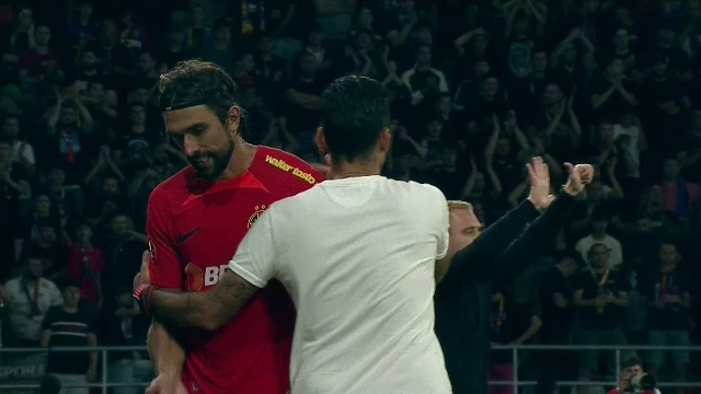Andrea Compagno și-a vărsat nervii după ce a fost scos de pe teren, în FCSB - Nordsjaelland_6