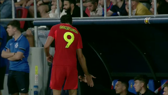 Andrea Compagno și-a vărsat nervii după ce a fost scos de pe teren, în FCSB - Nordsjaelland_11