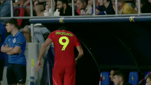 Andrea Compagno și-a vărsat nervii după ce a fost scos de pe teren, în FCSB - Nordsjaelland_13