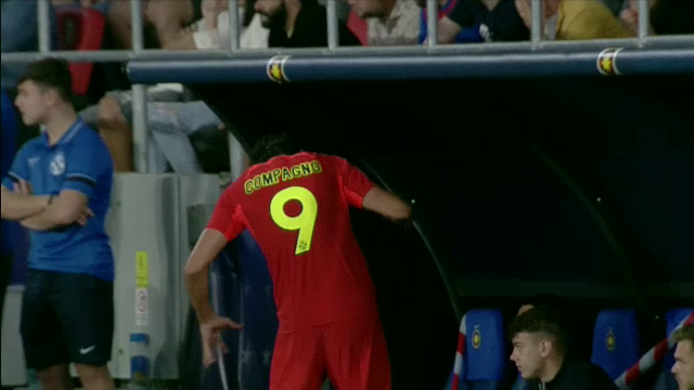 Andrea Compagno și-a vărsat nervii după ce a fost scos de pe teren, în FCSB - Nordsjaelland_15