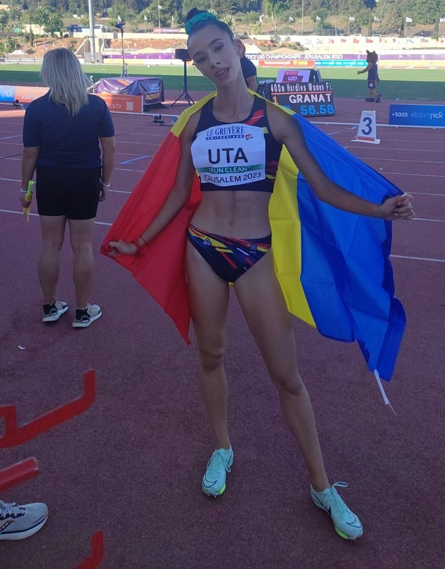 La doar 16 ani, Ștefania Uță a c&acirc;știgat medalie la Campionatul European Under 20 de atletism de la Ierusalim!