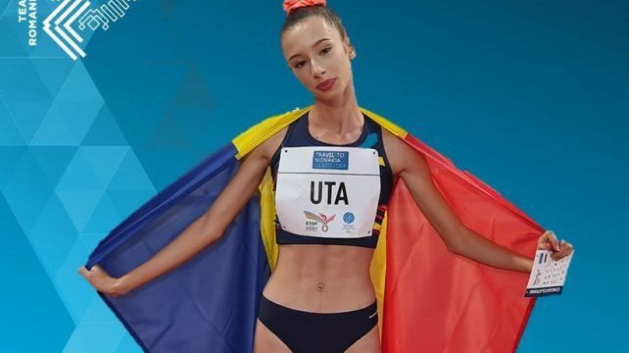 Ștefania Uță, discurs fabulos la revenirea în România după aurul mondial: „E un vis devenit realitate”