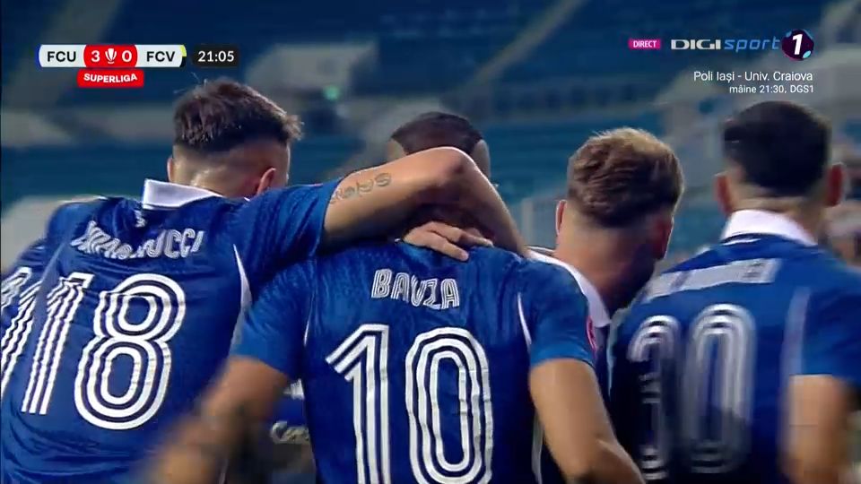 FCU Craiova - FC Voluntari 3-1 | Victorie categorică pentru formația antrenată de Nicolae Dică _8