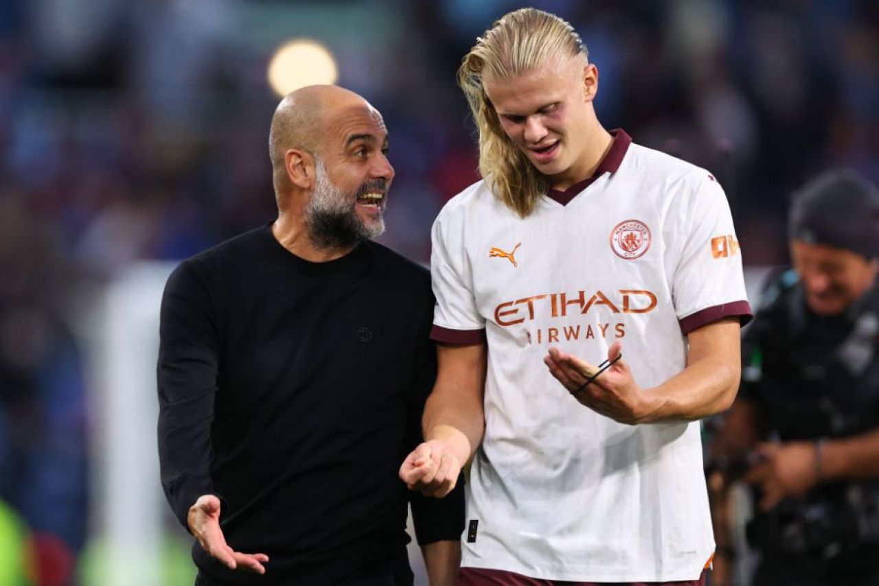 De ce s-a înfuriat Pep Guardiola pe Erling Haaland la pauza meciului cu Burnley: