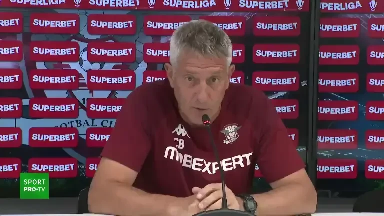 Cristiano Bergodi, înainte de Rapid - Petrolul (12.08.2023)