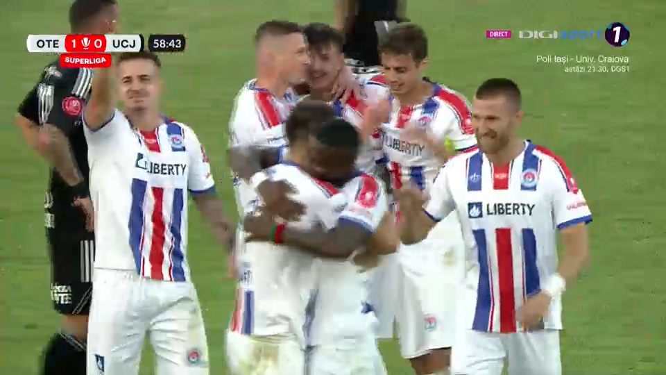 Oțelul Galați - U Cluj 1-1 | Fără victorie în Superligă pentru gazde, după ce au fost egalate în ultimele minute ale jocului _6