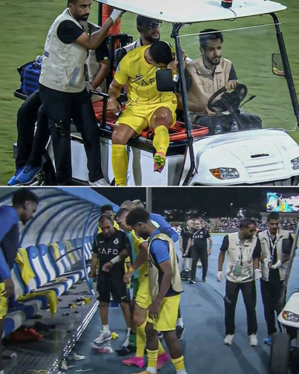 Cristiano Ronaldo, în lacrimi: accidentare la meciul care i-a adus primul trofeu la Al Nassr_8