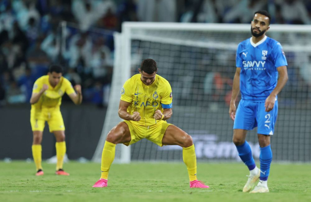 Remontada a la Cristiano Ronaldo! Dubla portughezului a adus un trofeu important pentru Al Nassr, după un meci cu trei eliminați