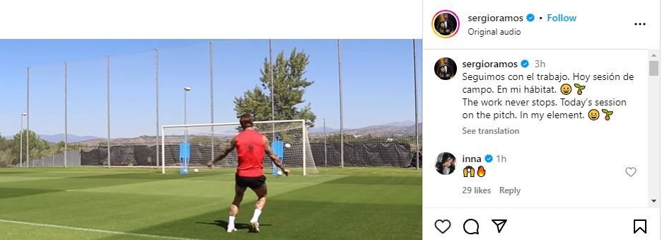 'Bestia' Sergio Ramos, antrenament pe piesa celei mai cunoscute artiste din România! Cântăreața i-a răspuns imediat _24