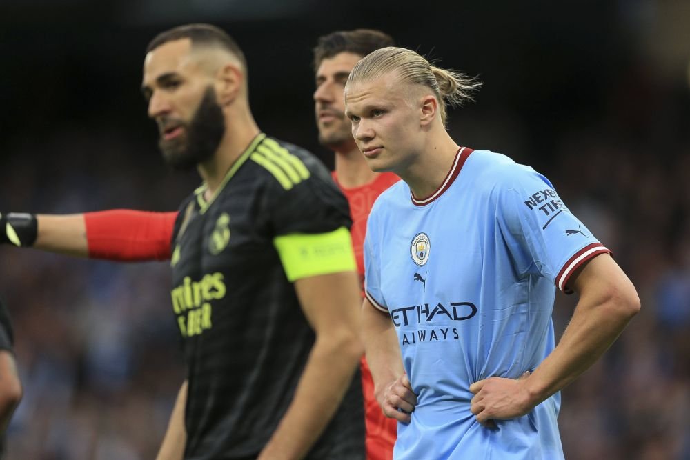 Un fost jucător de la City a spus care e marea diferență dintre Haaland și Benzema