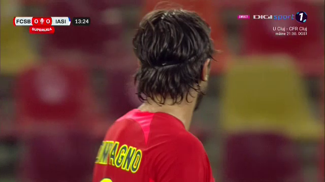 Incredibil! Andrea Compagno, ratare monumentală în FCSB - Poli Iași_17