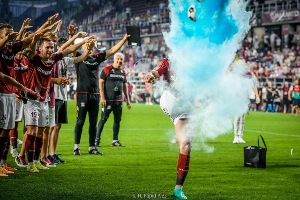 Explozie de bucurie pentru Papeau. Ce veste a primit după Rapid - Farul 3-1_10