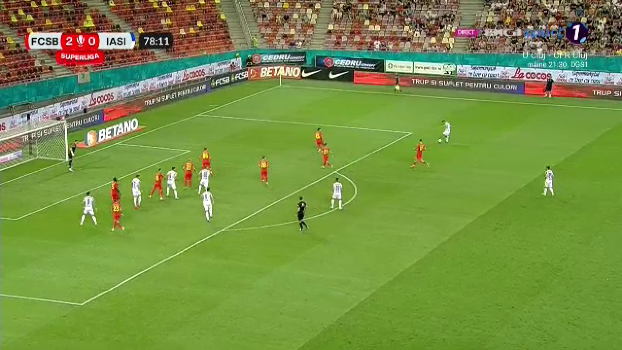 FCSB - Poli Iași 2-1 | Roș-albaștrii tremură pe final, dar cuceresc toate cele trei puncte_8