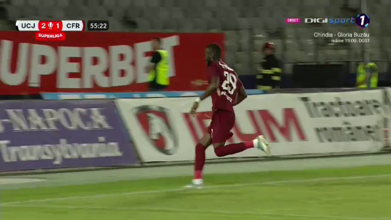 'U' Cluj - CFR Cluj 3-4 | Oaspeții câștigă derby-ul din Ardeal, un adevărat thriller_12