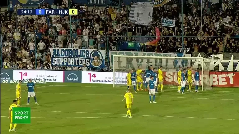 Farul - HJK Helsinki | Min. 24: Ocazie Helsinki!