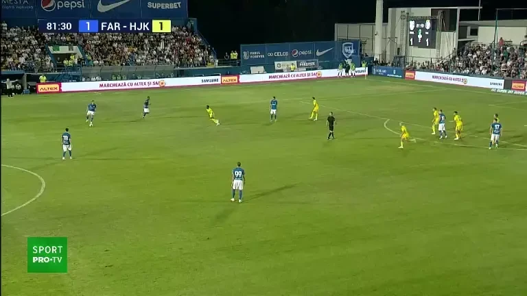 Farul - HJK Helsinki | Min. 83: GOL Farul!