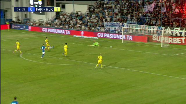 Constantin Budescu, pasă sclipitoare de gol în Farul - HJK! (Pro Arena & VOYO)_13